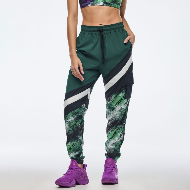 Apres Zumba Mens Woven Cargo Pants