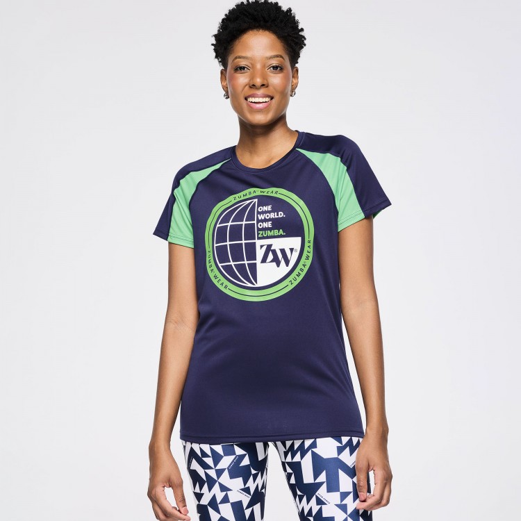 Zumba Out Loud Mens Raglan Crew Neck