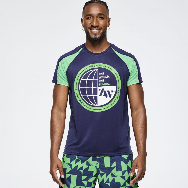 Zumba Out Loud Mens Raglan Crew Neck
