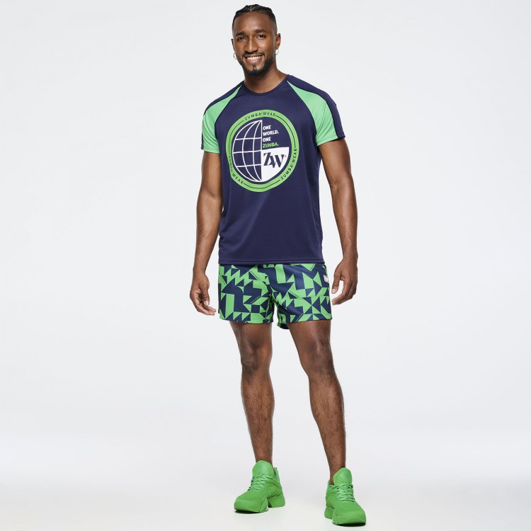 Zumba Out Loud Mens Raglan Crew Neck