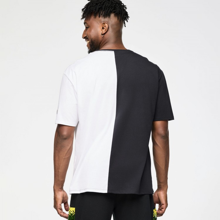 Zumba Mens Oversized Crew Neck Tee