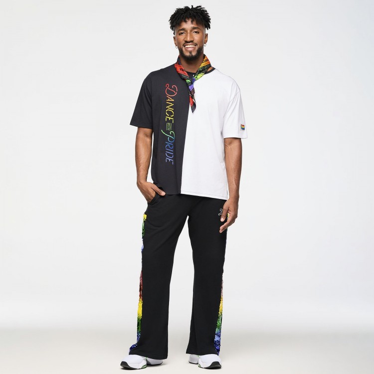 Zumba Mens Oversized Crew Neck Tee
