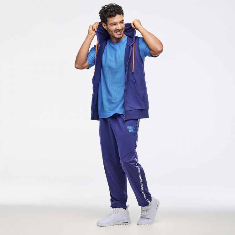 Zumba Libre Mens Sleeveless Zip-Up Hoodie