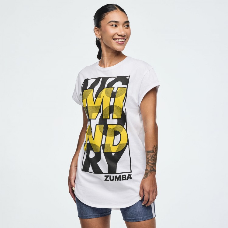 ZW Mens Crew Neck Round Hem Tee
