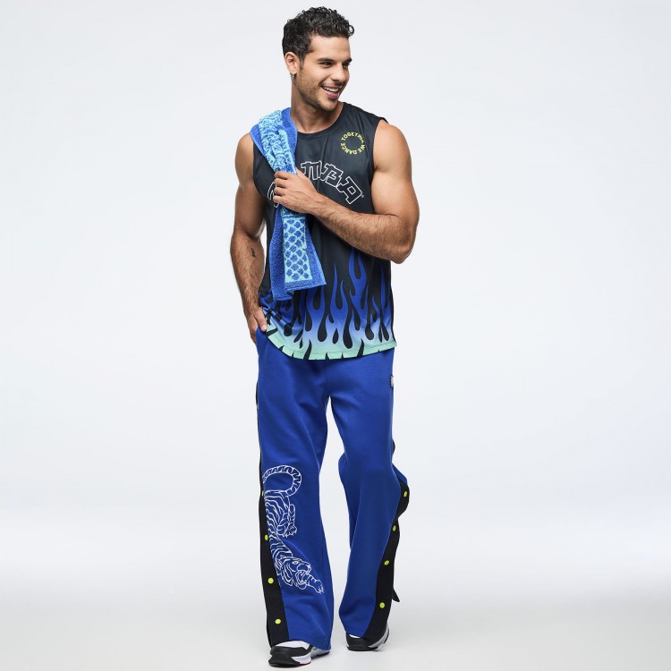Eastern Flavor Mens Wide Shoulder Tank