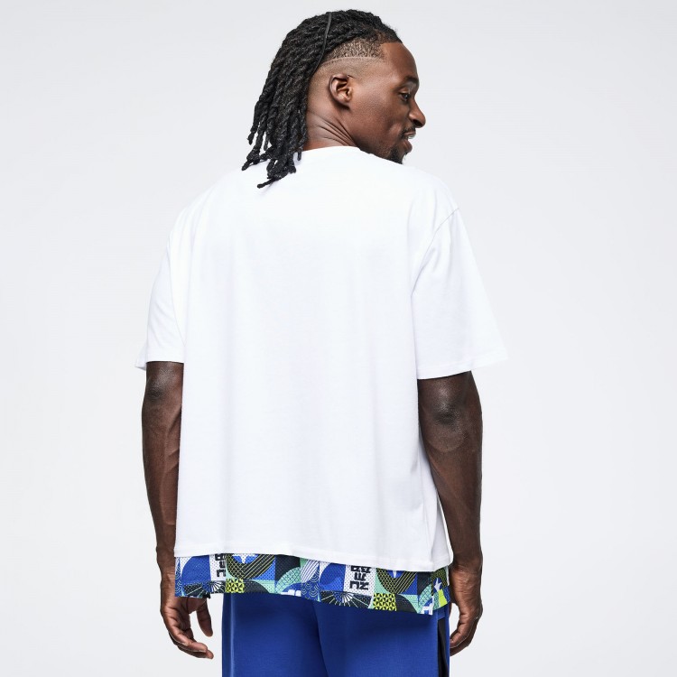 Eastern Flavor Mens Double Layered Hem Tee