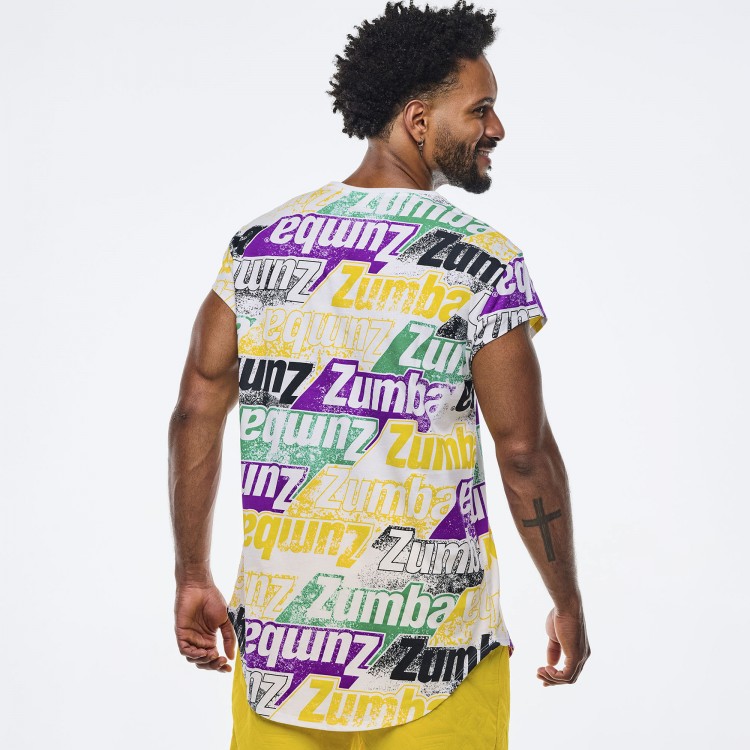 Apres Zumba Mens Crew Neck Round Hem Tee