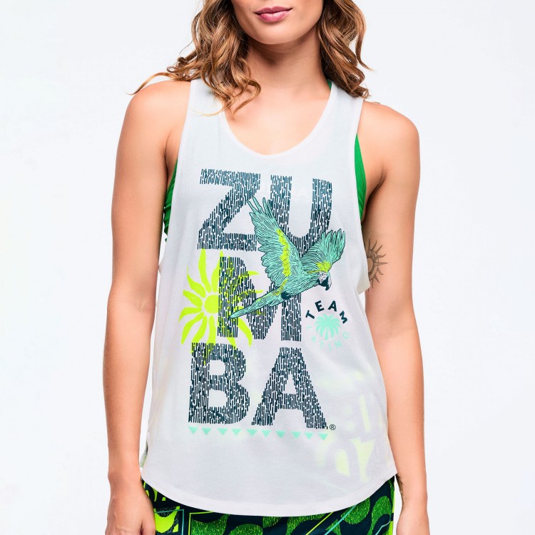 Latin Movement Mens Open Neck Tank