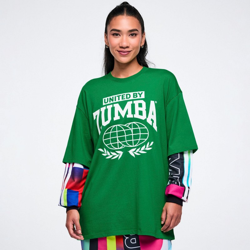 Worldwide Mens Oversized Crew Neck Tee