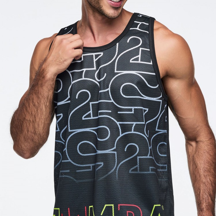 Zumba 25 Mens Basketball Tank