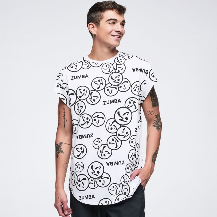 Zumba Basic Mens Round Hem Tee