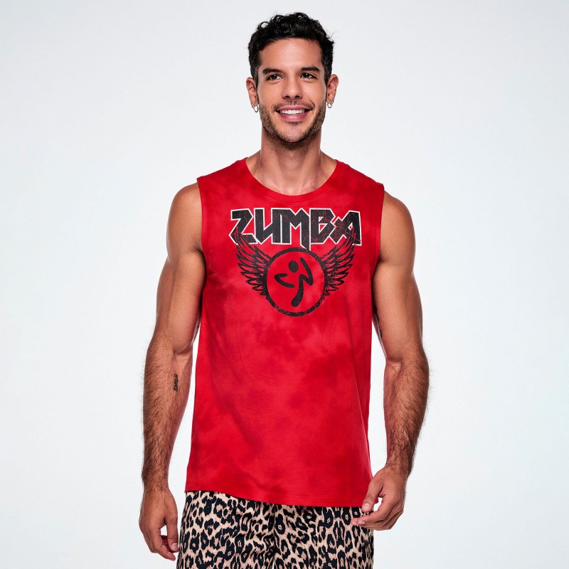 Rock and Roll Mens Wide Shoulder Tank 