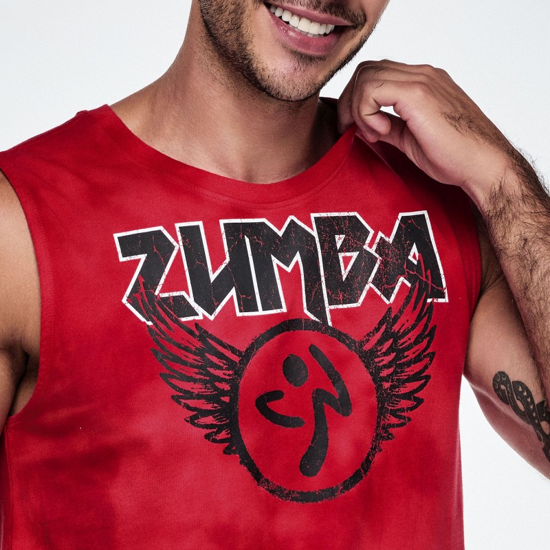 Rock and Roll Mens Wide Shoulder Tank 