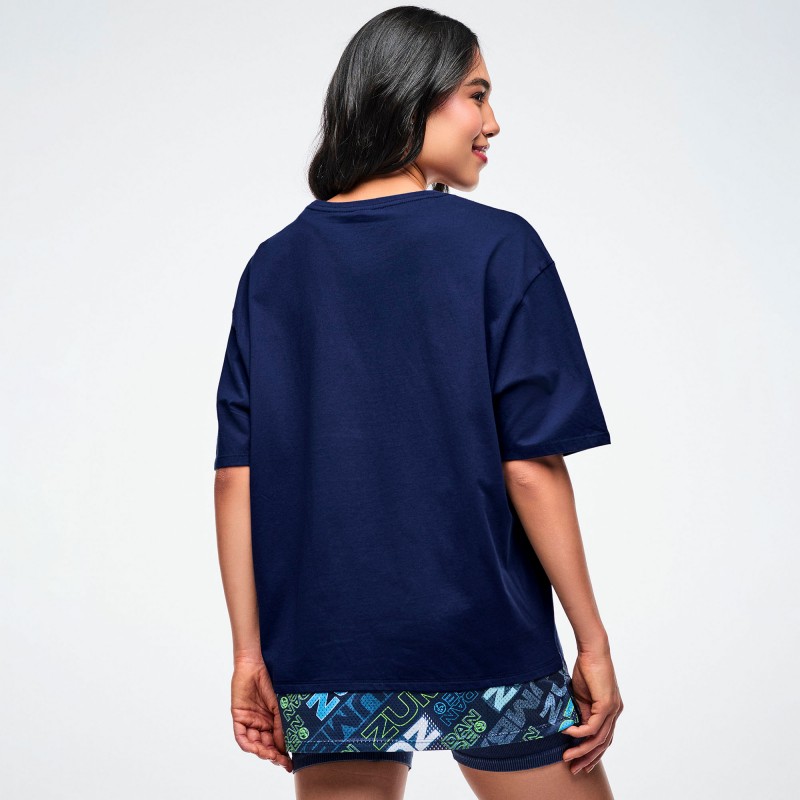 Jean Jamz Mens Double Layer Hem Tee
