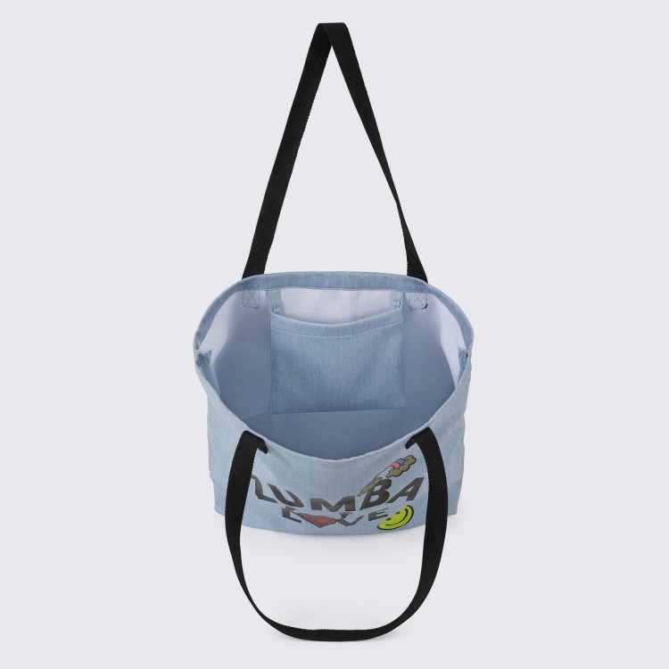 Zumba Love Denim Tote Bag