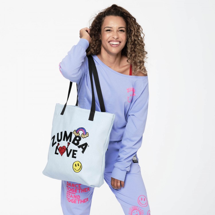 Zumba Love Denim Tote Bag