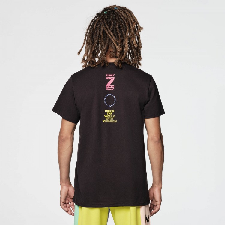 Zumba X Crayola Dance Outside The Lines Tee