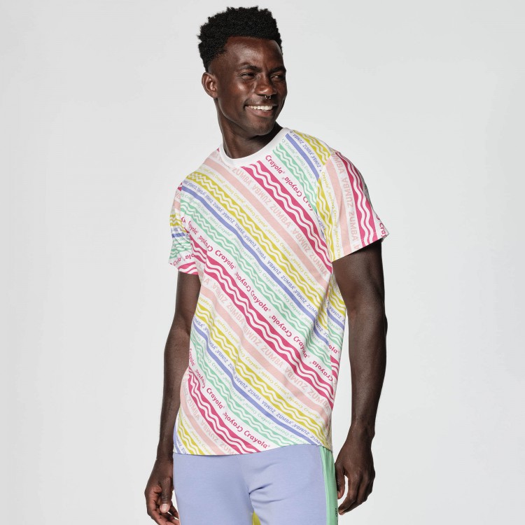 Zumba X Crayola Dance In Color Tee