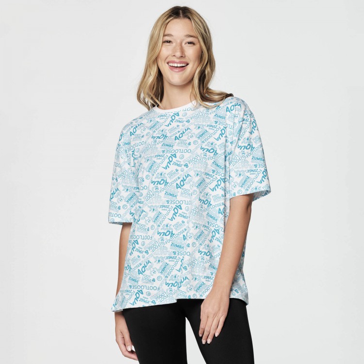 Aqua Zumba Boxy Top