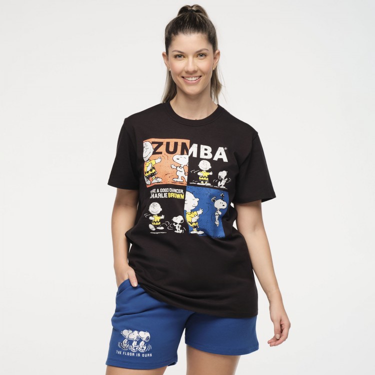 Zumba X Peanuts Crew Neck Tee