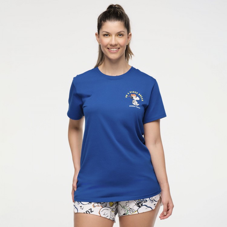 Zumba X Peanuts Crew Neck Tee