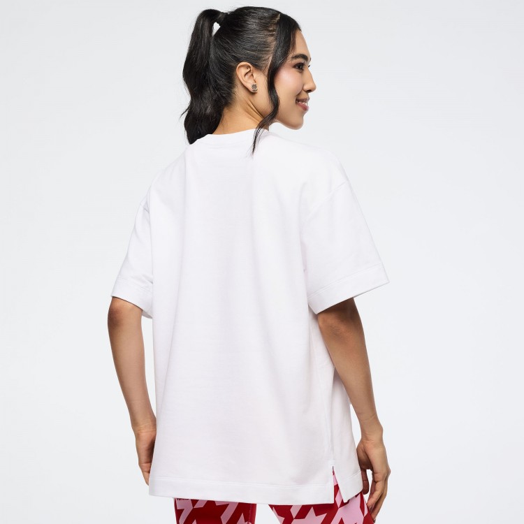 Zumba Amour Oversized Crew Neck Top