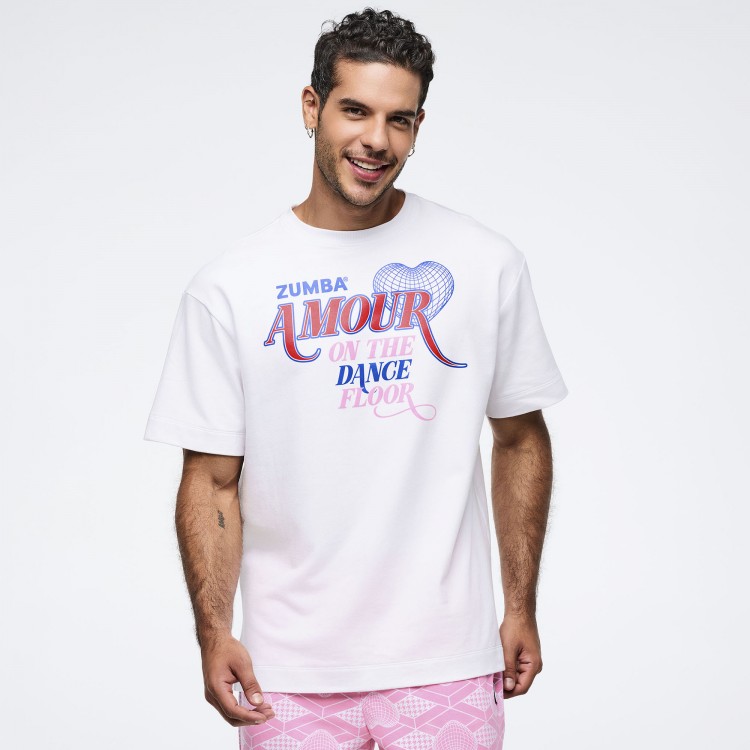 Zumba Amour Oversized Crew Neck Top