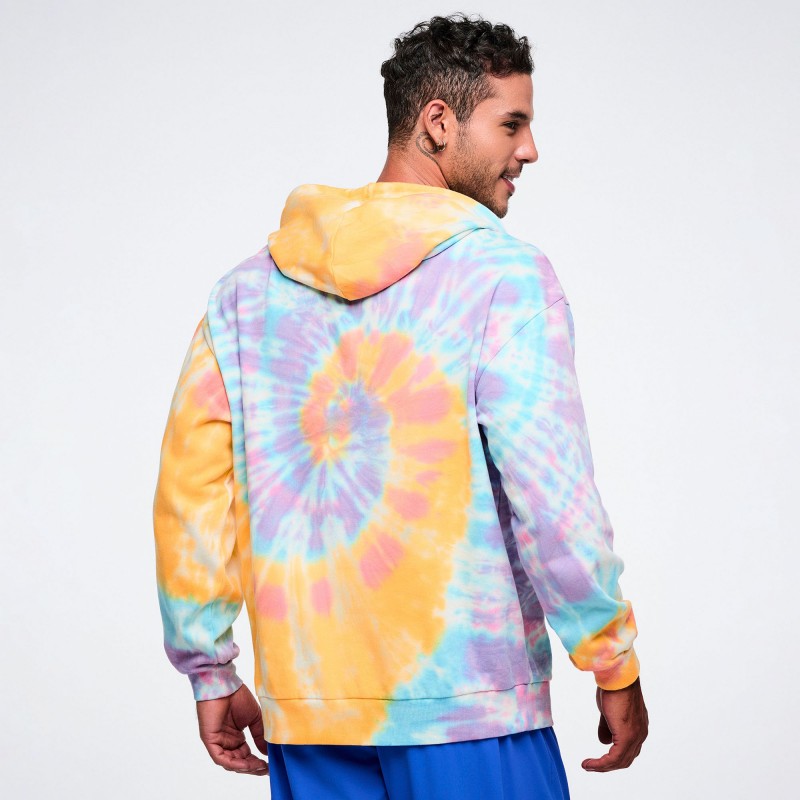 Unisex Tie-Dye Pullover Hoodie