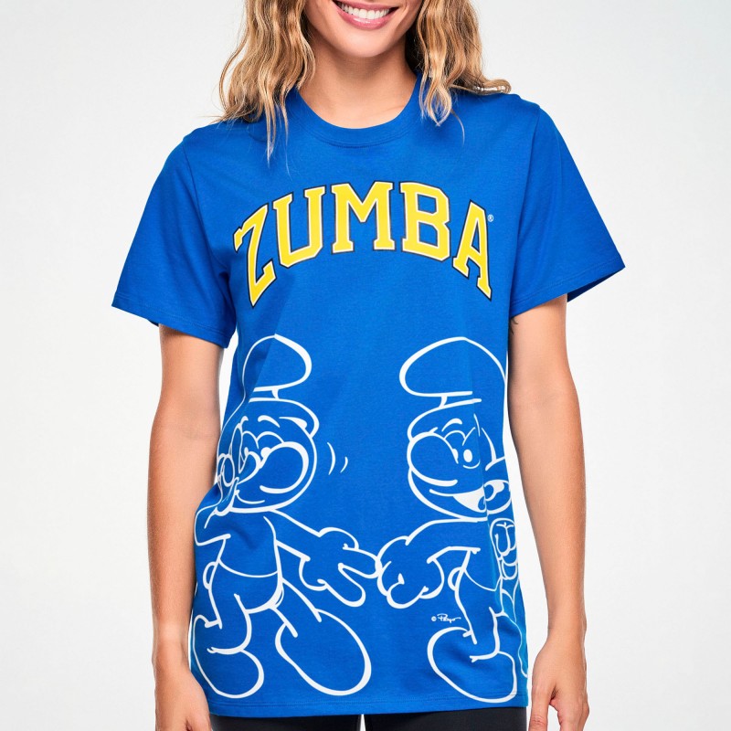 Zumba X The Smurfs Unisex Crew Neck Tee